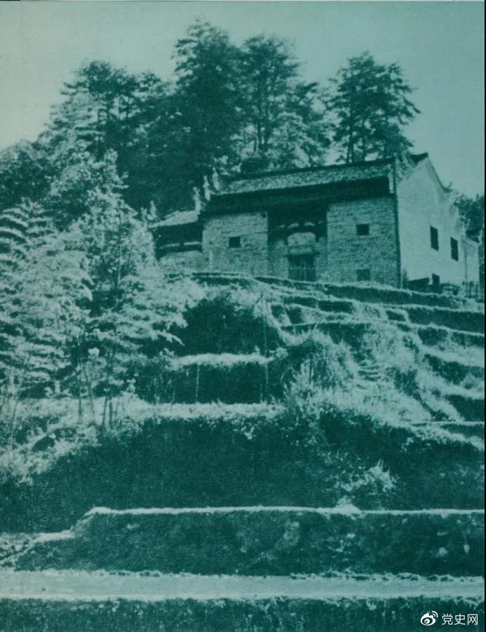 1928年5月，湘贛邊界工農(nóng)兵蘇維埃政府在寧岡茅坪成立。圖為湘贛邊界工農(nóng)兵蘇維埃政府舊址。